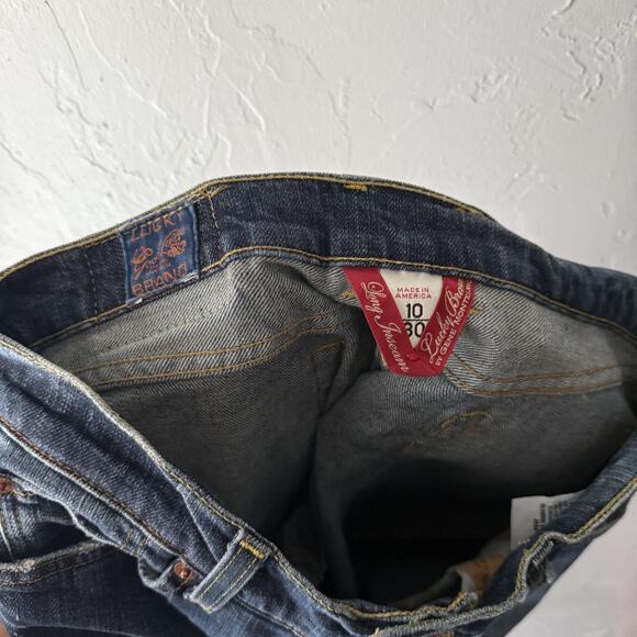 Lucky Brand Jeans Y2k 10 Classic Bootleg Stretch Denim Made in USA 30 Inseam - Picture 9 of 10